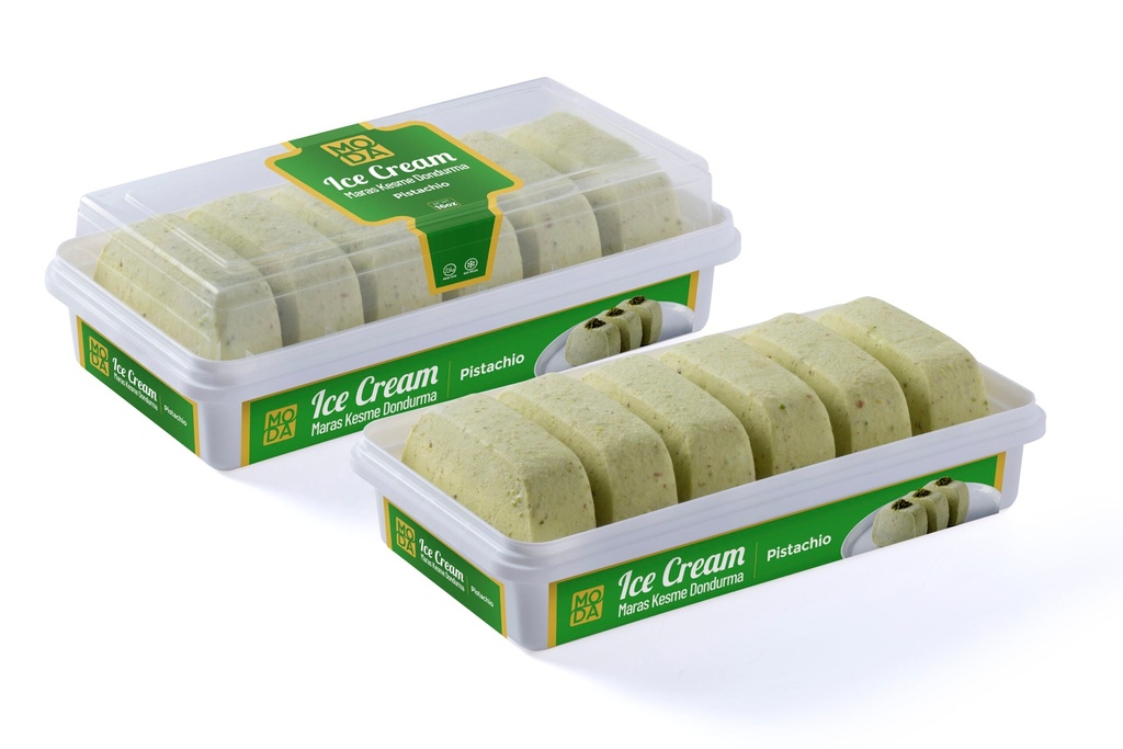 Moda Ice Cream, Maras Kesme, Pistachio, 454gr, 6slices x 12pack - 102232