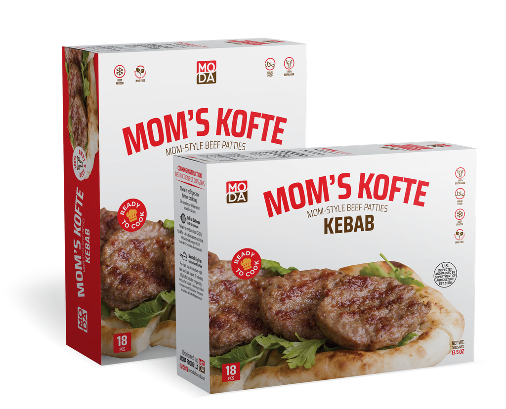 Moda Kofte Kebab, Beef, Mom's Style, 18pcs, 14.5oz (411g) x 16pack - 101414