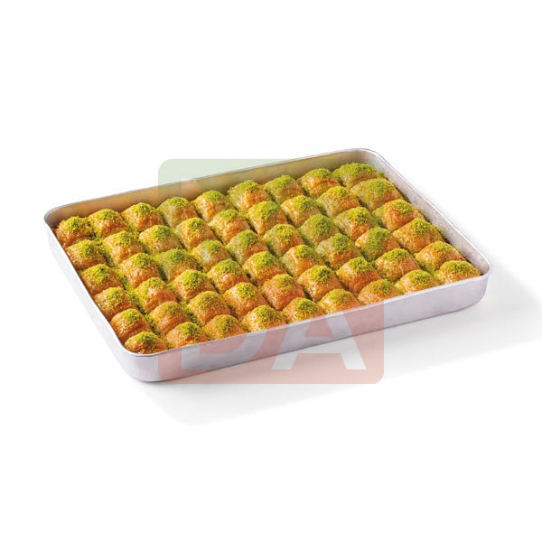 Moda Baklava, Square Slice with Pistachio, 54pcs, 6lbs (2700g) x 5pack - 340843