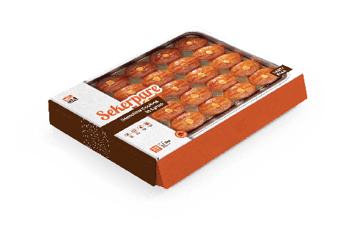 [100485] Moda Riddled Cookies in Syrup (Kalburabasti), Party Pack, 25pcs, 2.3lbs (1040g) x 10pack - 100485