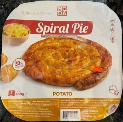 [102122] Moda Mom's Borek, Spiral Pie, Potato, 28.2oz (800g) x 10pack - 102122