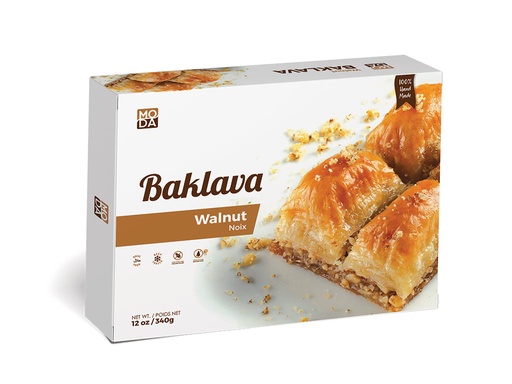 [100402] Baklava with Walnut, Gift Pack, 9pcs, 12oz (340g) x 16pack - 100402
