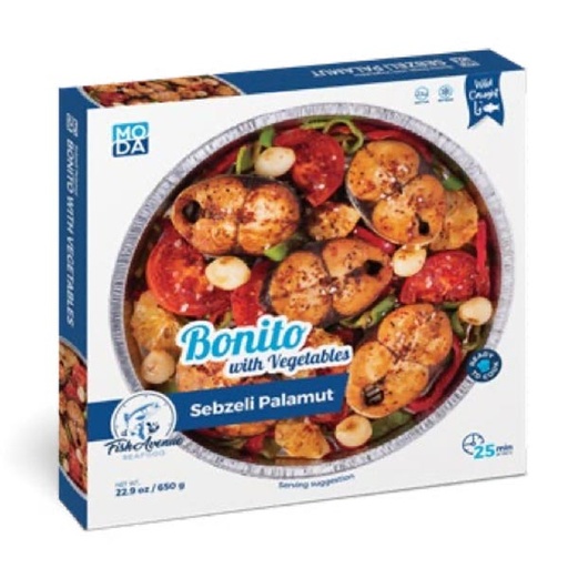 [500143] Fish Avenue Bonito with Vegetables (Sebzeli Palamut), 22.9oz (650g), 16pack - 500143
