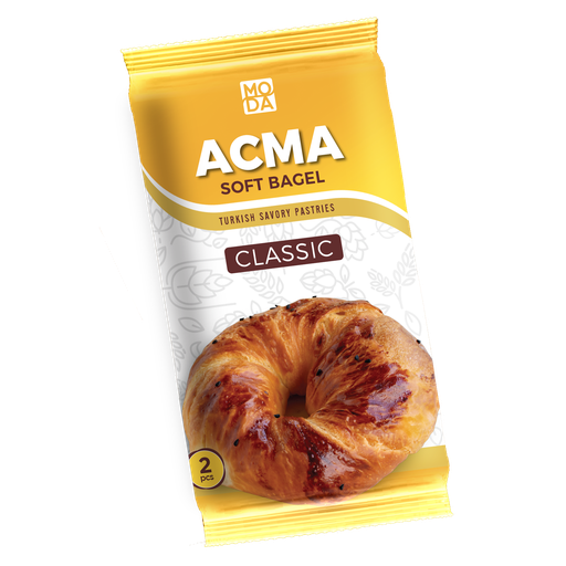 [102606] Moda Acma, Soft Bagel, Classic, 4oz (112g) x 2pcs x 15pack - 102606
