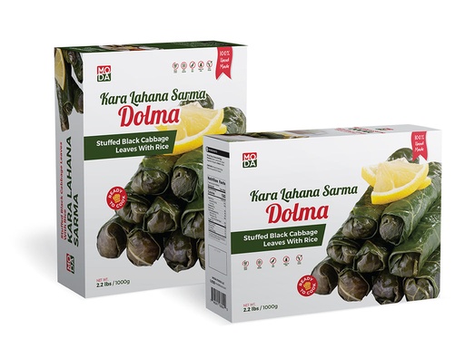 [102503] Moda Dolma, Stuffed Black Cabbage Leaves with Rice, Uncooked, 35.2oz (1000g) x 12pack - 102503