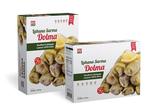 [102502] Moda Dolma, Stuffed Cabbage Leaves with Rice, Uncooked, 35.2oz (1000g) x 12pack - 102502