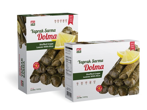 [102501] Moda Dolma, Stuffed Grape Leaves with Rice, Uncooked, 35.2oz (1000g) x 12pack - 102501