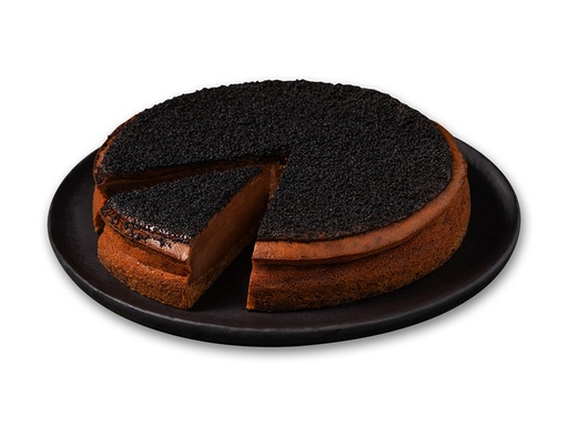 [102410] Moda Cheesecake, Pre-Sliced, Nutella, 12pcs x 110gr = 2.9lbs (1320g) x 9pack - 102410