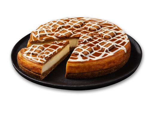 [102409] Moda Cheesecake, Pre-Sliced, Lotus, 12pcs x 110gr = 2.9lbs (1320g) x 9pack - 102409
