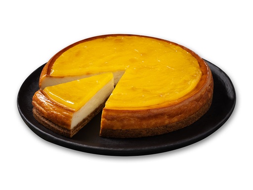 [102408] Moda Cheesecake, Pre-Sliced, Lemon, 12pcs x 110gr = 2.9lbs (1320g) x 6 pack - 102408