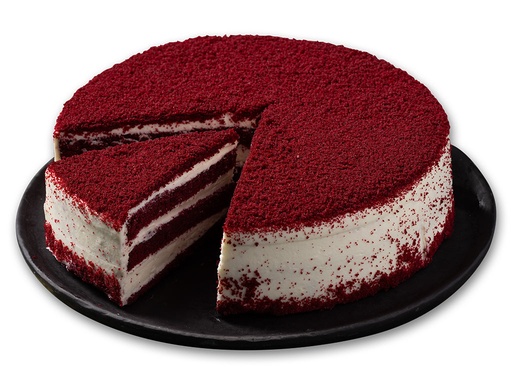 [102401] Moda Cake, Pre-Sliced, Red Velvet, 12pcs x 110gr = 2.9lbs (1320g) x 6pack - 102401