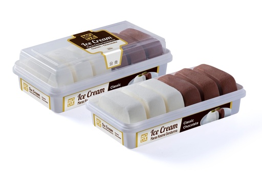 [102233] Moda Ice Cream, Maras Kesme, Chocolate - Classic , 454gr, 6slices x 12pack - 102233