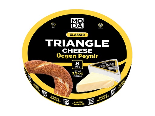 [101757] Moda Triangle Cheese (Ucgen Peynir), 3.5oz (12.5g x 8 pcs) x 24pack - 101757