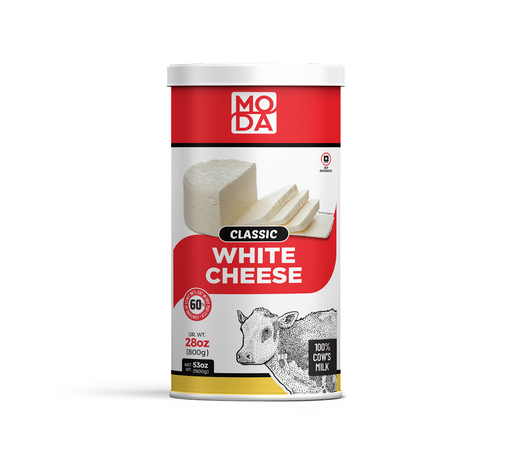 [101746] Moda Classic White Cheese, Red, 28oz (800g) x 6tin - 101746