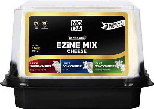 [101744] Moda Ezine Mix Cheese, Sliced, Black Label, 16oz (454g) x 8pack - 101744