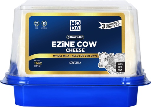 [101742] Moda Ezine Cow Cheese, Sliced, Blue Label, 16oz (454g) x 8pack - 101742