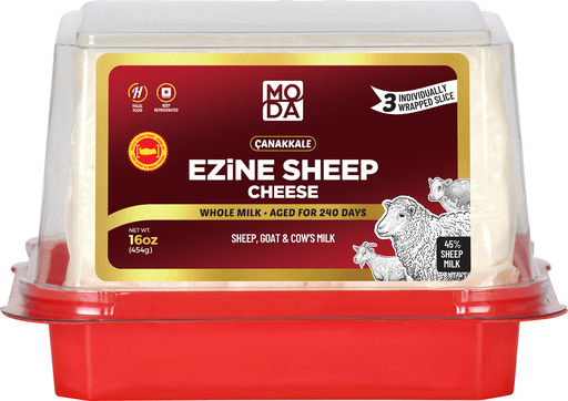 [101741] Moda Ezine Sheep Cheese, Sliced, Red Label, 16oz (454g) x 8pack - 101741