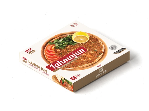 [100903] Moda Beef Lahmajun, Mild, Paper Pack, 8inc, 1lb (454g), 6pcs x 12pack - 100903