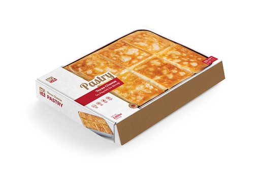 [100471] Moda Borek, Three Cheese Pastry (Uc Peynirli Su Boregi), 8pcs, 2.75lbs (1250g) x 10pack - 100471