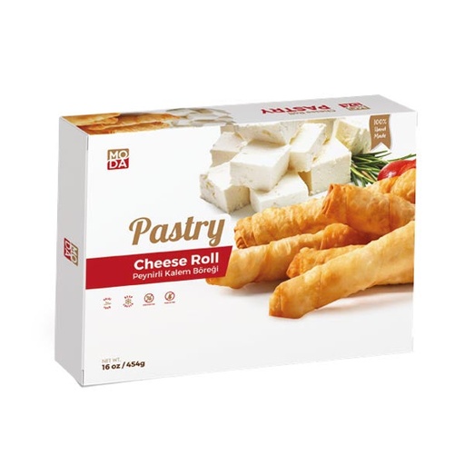[100452] Moda Cheese Pastry Rolls (Kalem Boregi), Handmade, Gift Pack, 16oz x 16pack - 100452