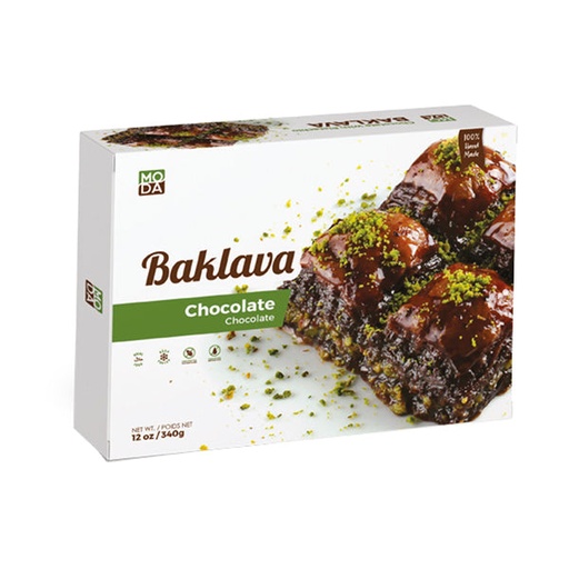 [100403] Moda Baklava with Chocolate, Gift Pack, 9pcs, 12oz (340g) x 16pack - 100403