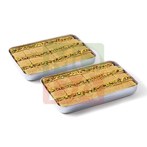 [100159] Moda Kataifi, Gold Balloriya with Pistachio, 60pcs, 6.1 lbs (2760g) x 5pack - 100159