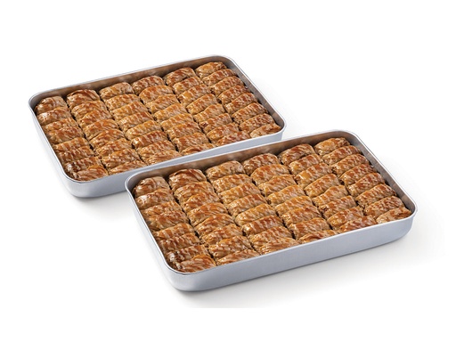 [100119] Moda Baklava, Tahini with Walnut, 96pcs, 6.2lbs (2800g) x 5pack - 100119