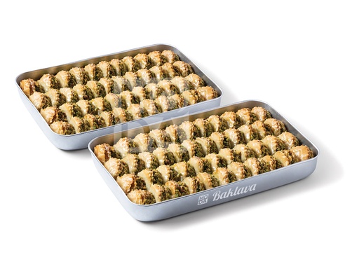 [100113] Moda Baklava, Lip Shape with Pistachio, 80pcs, 5.5lbs (2500g) x 5pack - 100113
