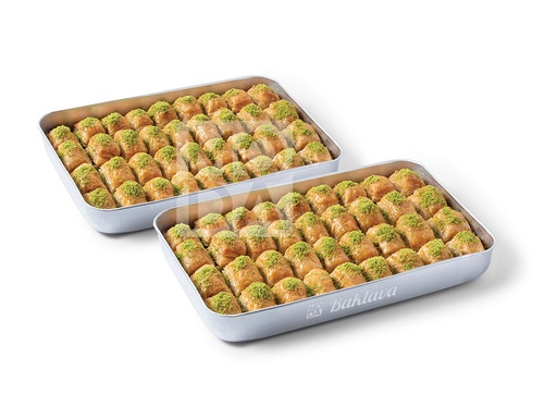 [340744] Moda Baklava with Double Pistachio, 72pcs, 6lbs (2700g) x 5pack - 340744
