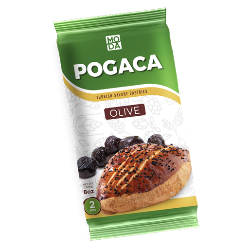 [102605] Moda Pogaca, Olive, 4oz (112g) x 2pcs x 18pack - 102605