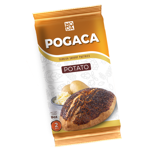 [102604] Moda Pogaca, Potato, 4oz (112g) x 2pcs x 18pack - 102604