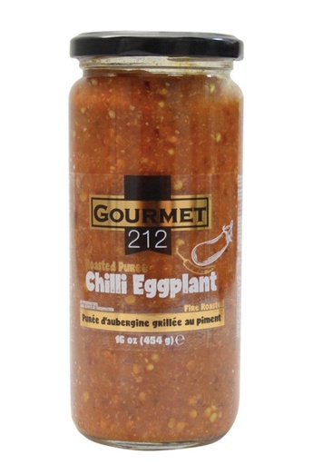 [MM00836] K - GOURMET212 CHILI ROASTED EGGPLANT PUREE 16OZ 12/CS - MM00836