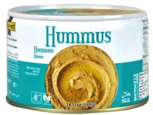[MM00844] K- Gourmet212 Hummus 12 PCS x 400gr Tin - MM00844