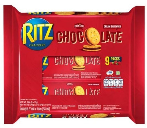 [RITZ03] RITZ SANDWICH CHOCOLATE (9X27G) x 12 - RITZ03