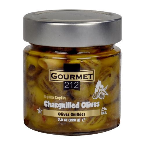 [MM00521] K - GURME212 CHARGRILLED  OLIVE 7oz JAR 12/cs - MM00521