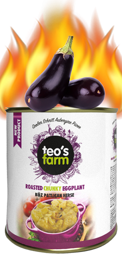 [MM00100] K- TEO'S ROASTED CHUNKY EGGPLANT 6XA10 - MM00100