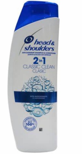 [H&S304] H&S SHAMPOO 360 ML 2 IN 1 CLASSIC X 6 - H&S304