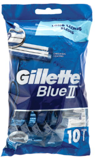 [GLT11] GILEETTE BLUEII CHROMIUM 10S BAG X 12 - GLT11