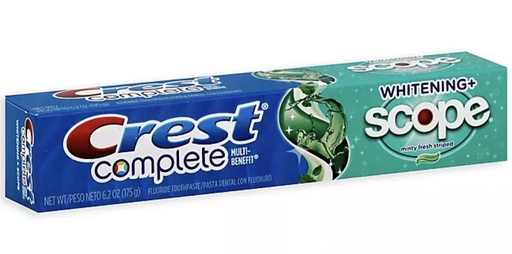 [CR02] CREST | 6.2 OZ | 24/CS | SCOPE MINT FRESH WHITENING - CR02