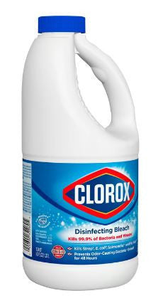 [CLX10] CLOROX LIQUID BLEACH 6x43OZ (1.27L) || MADE IN USA - CLX10