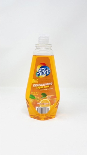 [CSDW204] CLEAN SMART DISHWASHING LIQUID || ORANGE || 24 fl.oz/12 - CSDW204