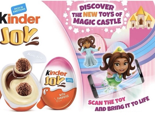 [KJ02] CHOCOLATE EGGS WITH SURPRISE | 144/CS | JOY | FOR GIRLS | - KJ02