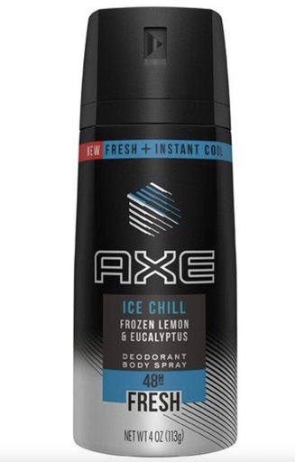 [AX36] Axe Body Spray | 150ml/5.3 fl.oz x 12 | ICE CHILL - AX36