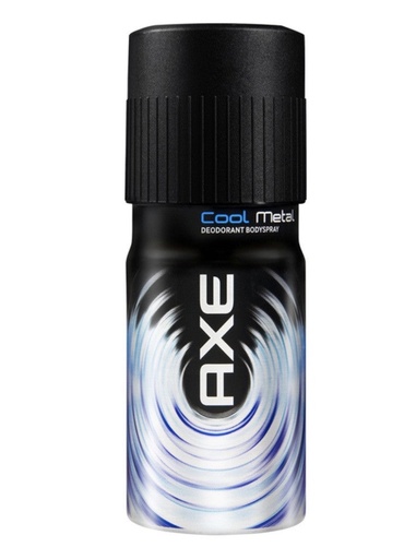 [AX07] Axe Body Spray | 150ml/5.3 fl.oz x 12 | COOL METAL - AX07