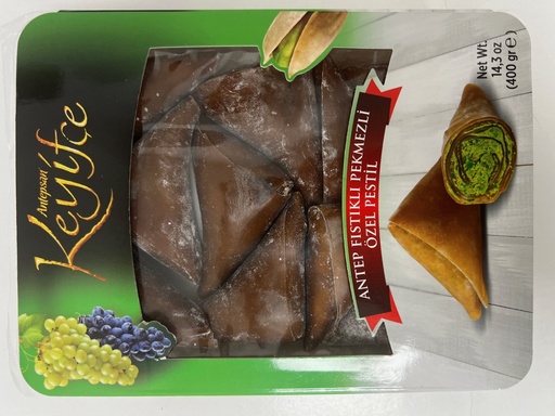 [APS215] ANTEP FISTIKLI OZEL PESTIL (MUSKA) DELIGHT WITH MOLASSES AND PISTACHIO 400gr x 12 - APS215