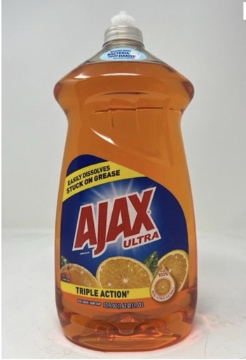 [AJ03] AJAX DISH LIQUID | 52 OZ x 6/CS | Orange - AJ03