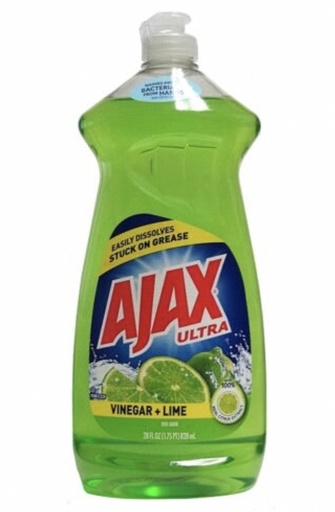 [AJ06] AJAX DISH LIQUID | 28 OZ x 9 | VINEGAR & LIME - AJ06