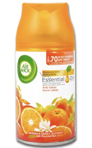 [AW12] Air Wick 250 ML Spray Refill 12/CS || ANTI TOBACCO - AW12