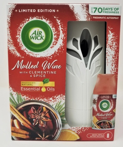 [AW06] Air Wick / Freshmatic Machine + Refill / Mulled Wine/4/1/ct - AW06