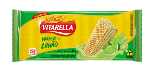 [VIT05] Vitarella Lime Wafers, 4.23 Oz x 24 /CS - VIT05